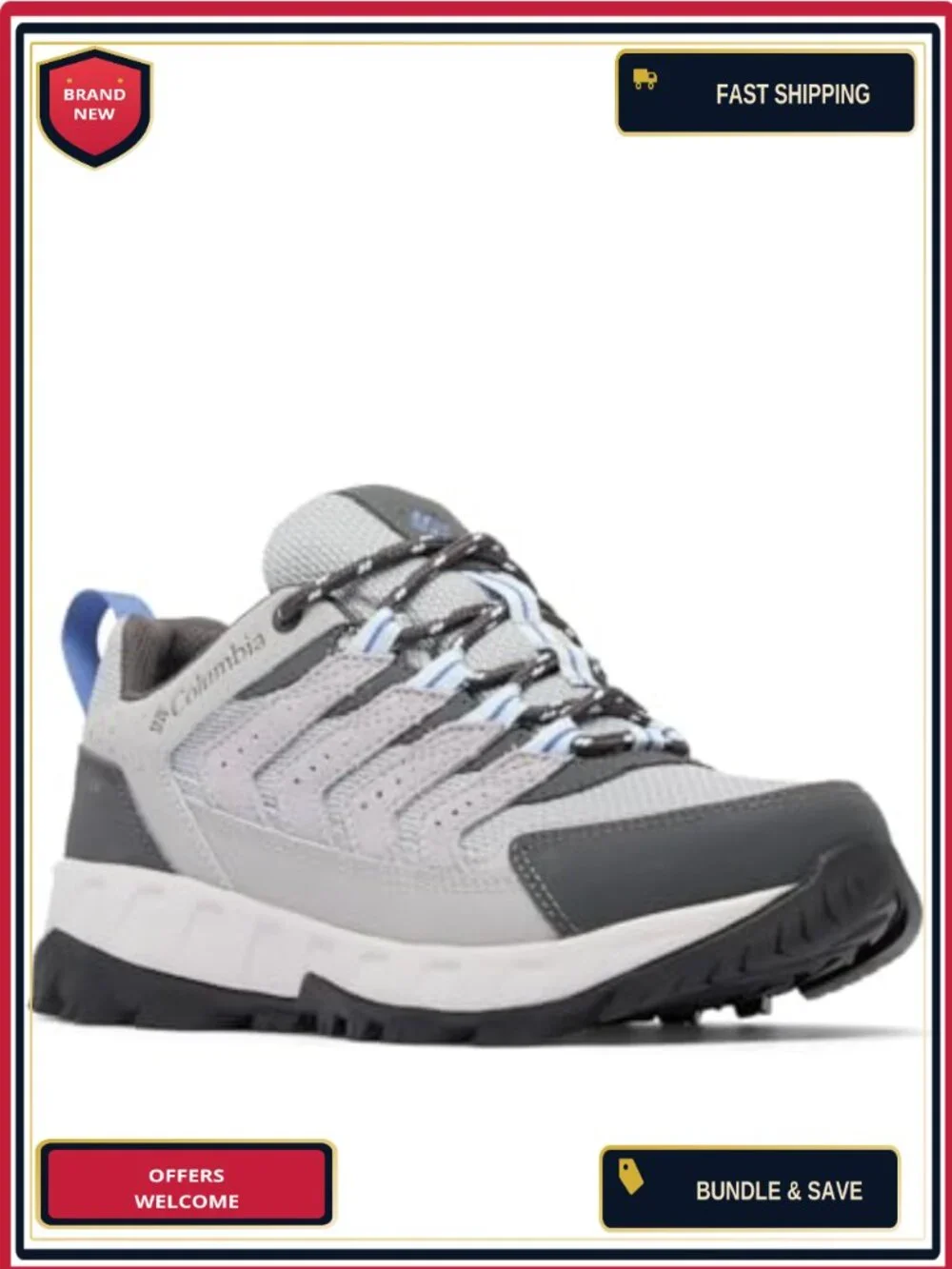 Columbia Strata Trail Low Waterproof Hiking Shoes Women Suede Leather